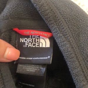The North Face Gray Quarter Zip Fleece Pullover